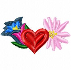 Flowers Embroidery Design 3